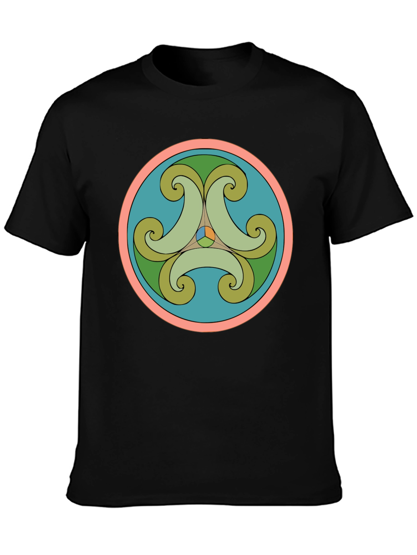 Geometric Circle Design T-Shirt