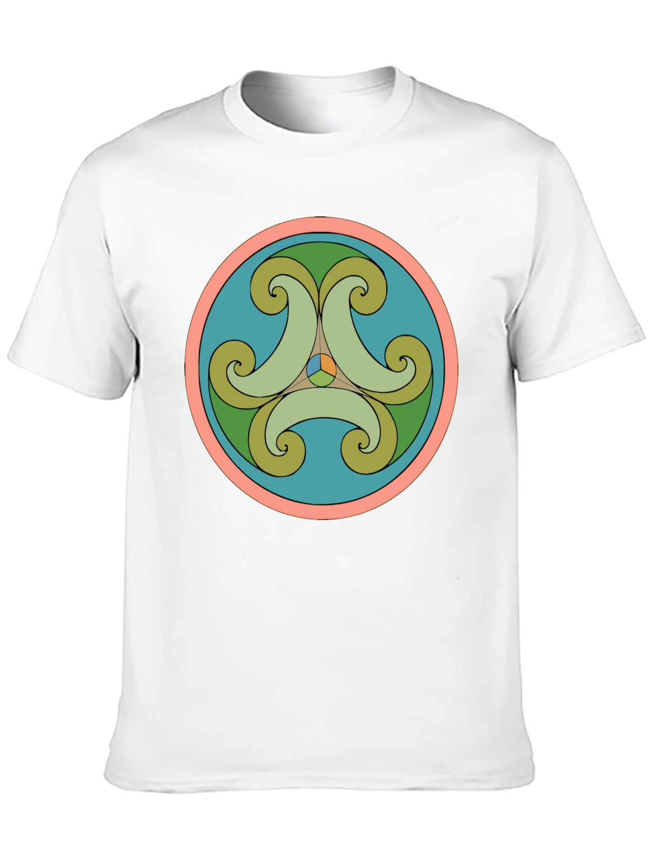 Geometric Circle Design T-Shirt