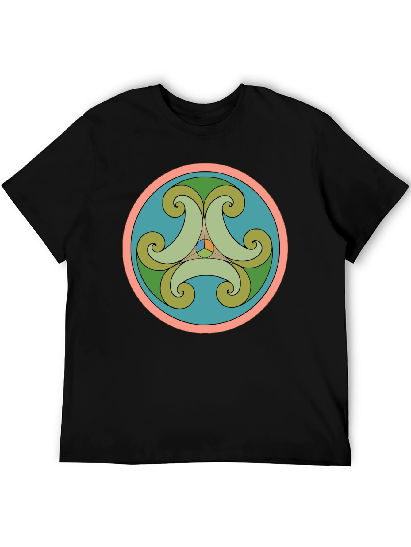 Geometric Circle Design T-Shirt