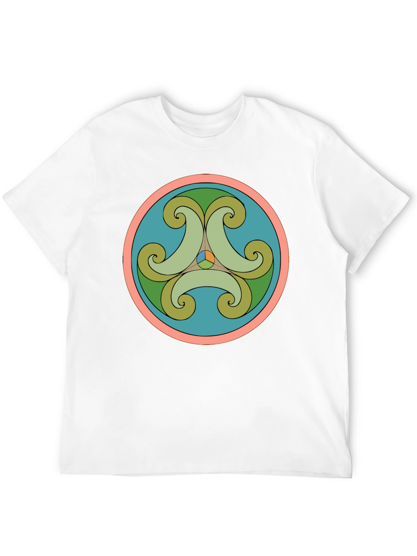 Geometric Circle Design T-Shirt
