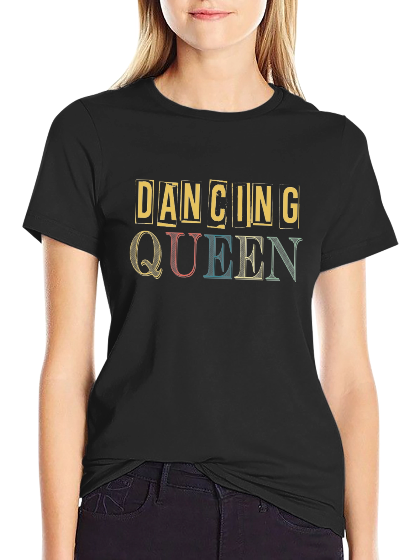Dancing Queen Graphic Tee - Retro Design