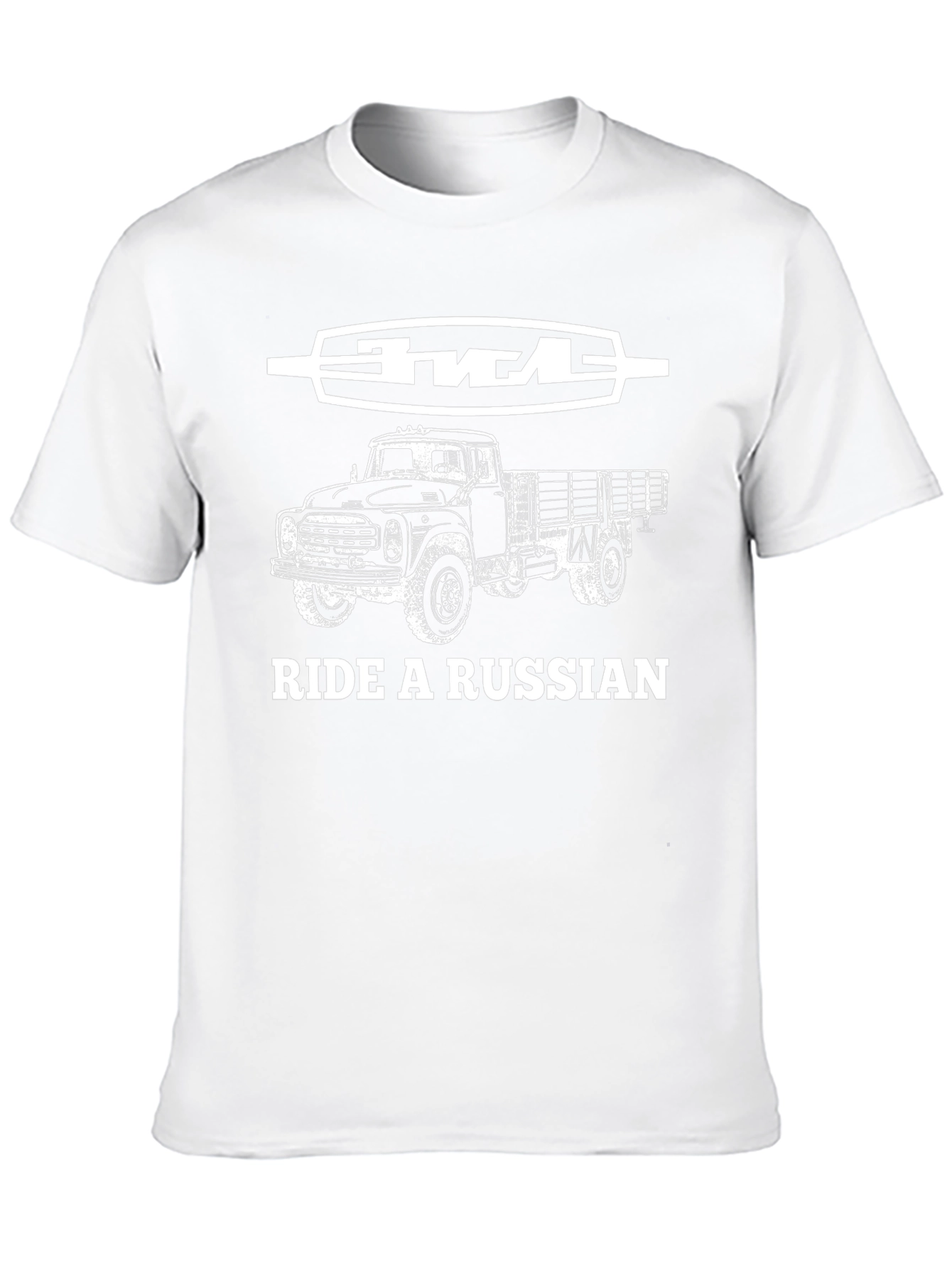 Ride a Russian Truck Black T-Shirt