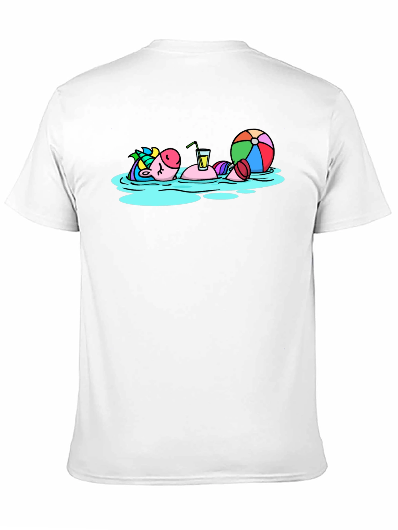 Relaxing Unicorn T-Shirt - Summer Vibes