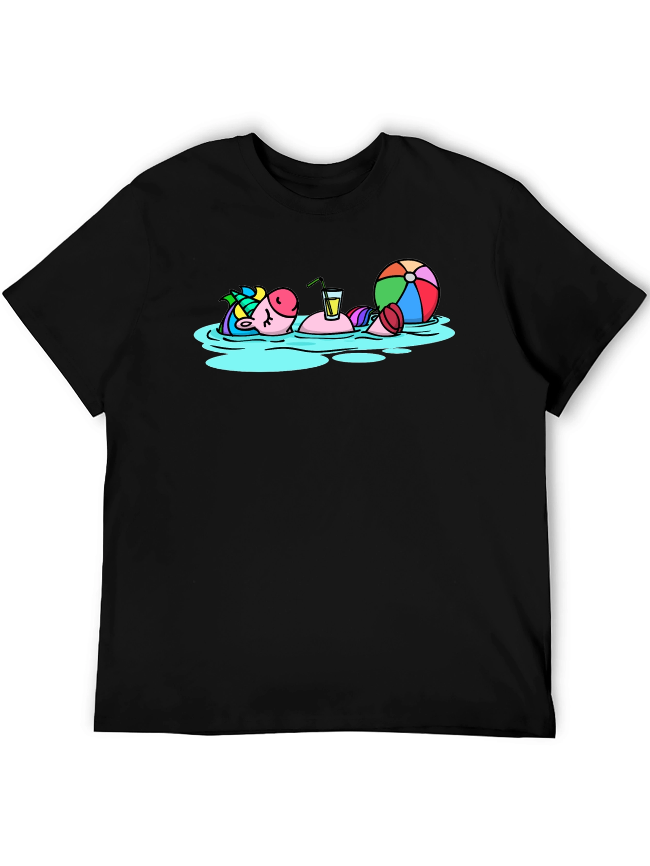 Relaxing Unicorn T-Shirt - Summer Vibes