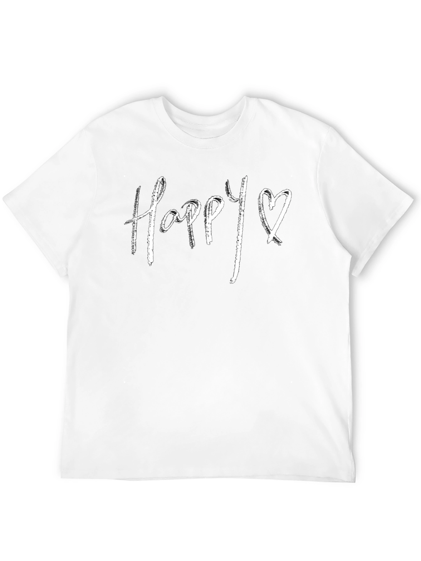 Happy Heart T-Shirt - Stylish Casual Tee