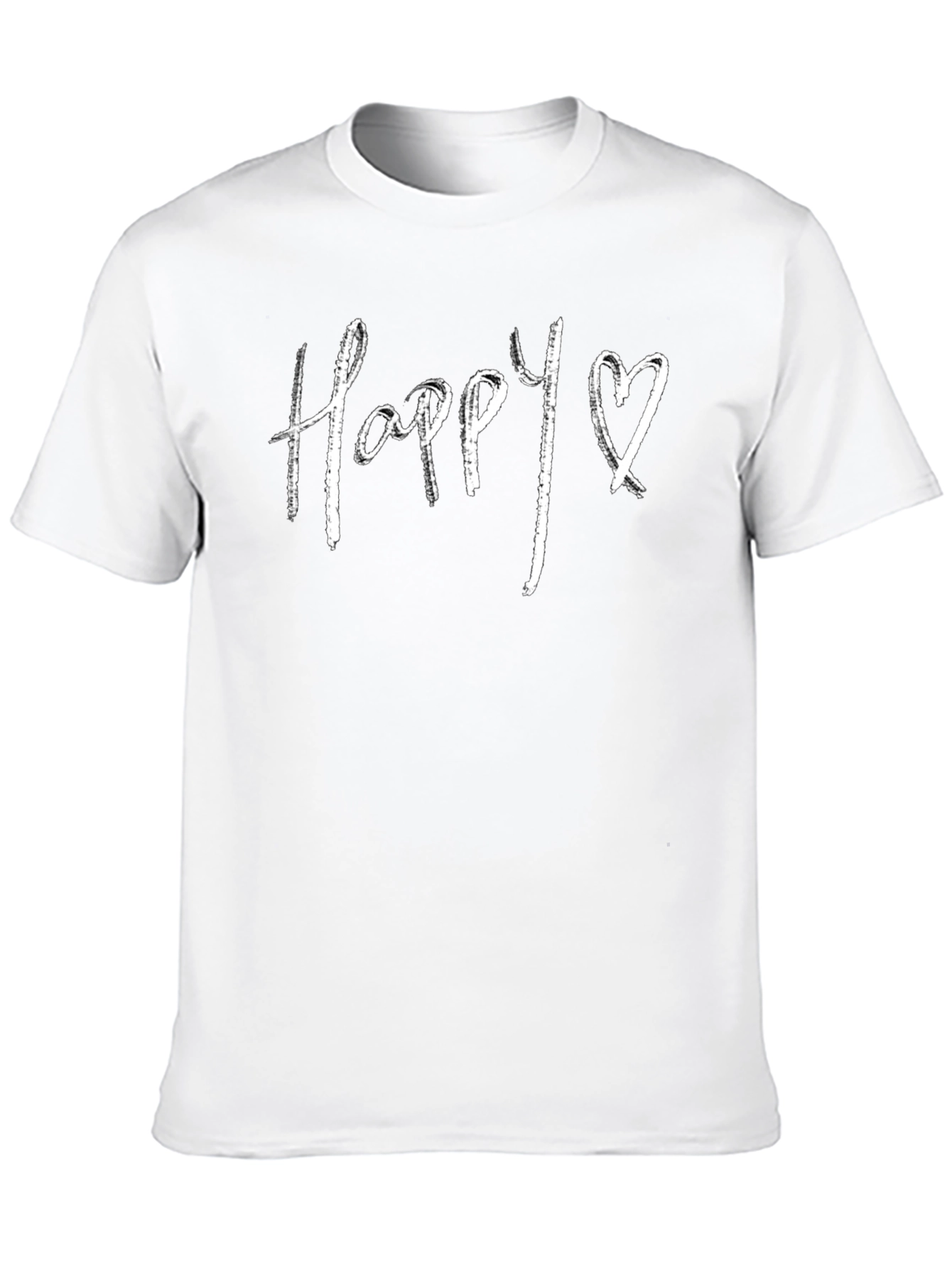 Happy Heart T-Shirt - Stylish Casual Tee