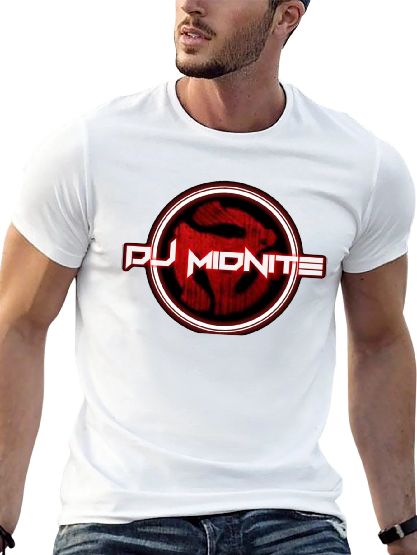 DJ Midnite Black T-Shirt - Cool Graphic Tee