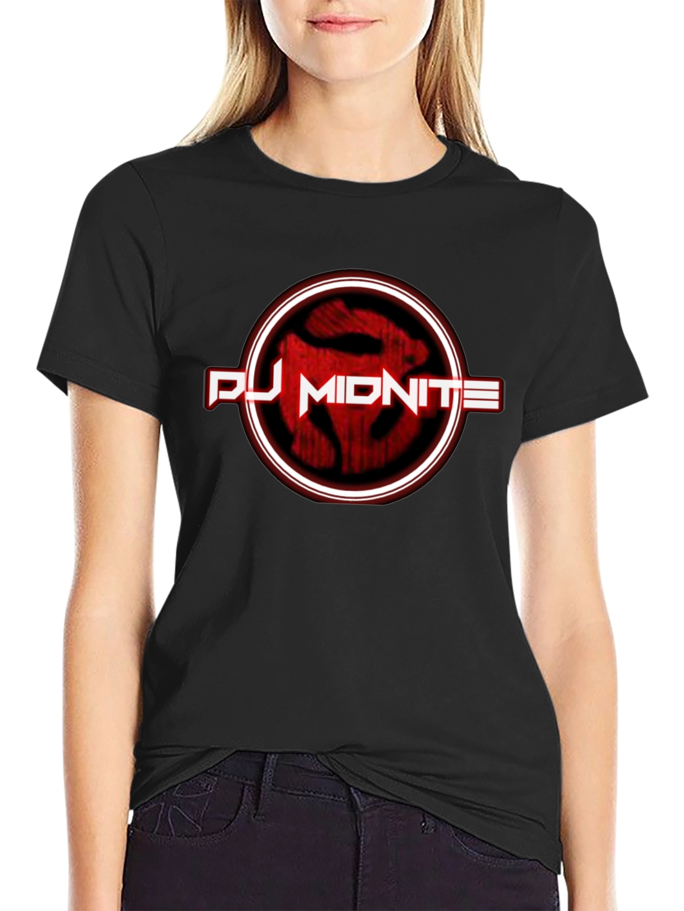 DJ Midnite Black T-Shirt - Cool Graphic Tee