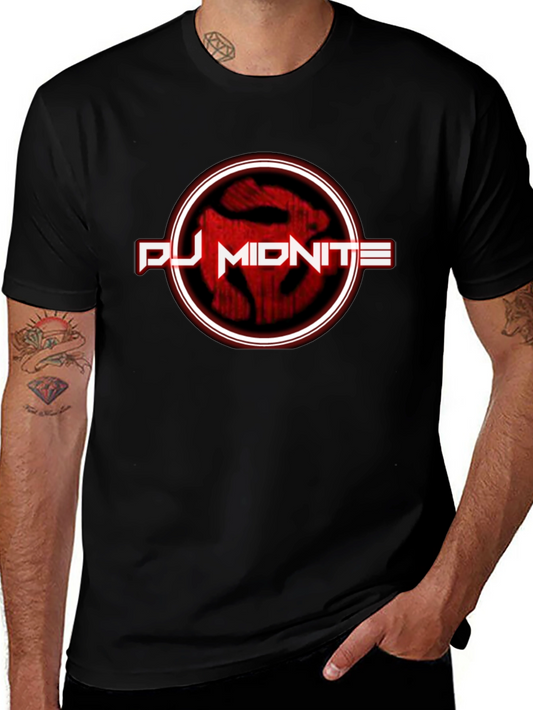 DJ Midnite Black T-Shirt - Cool Graphic Tee