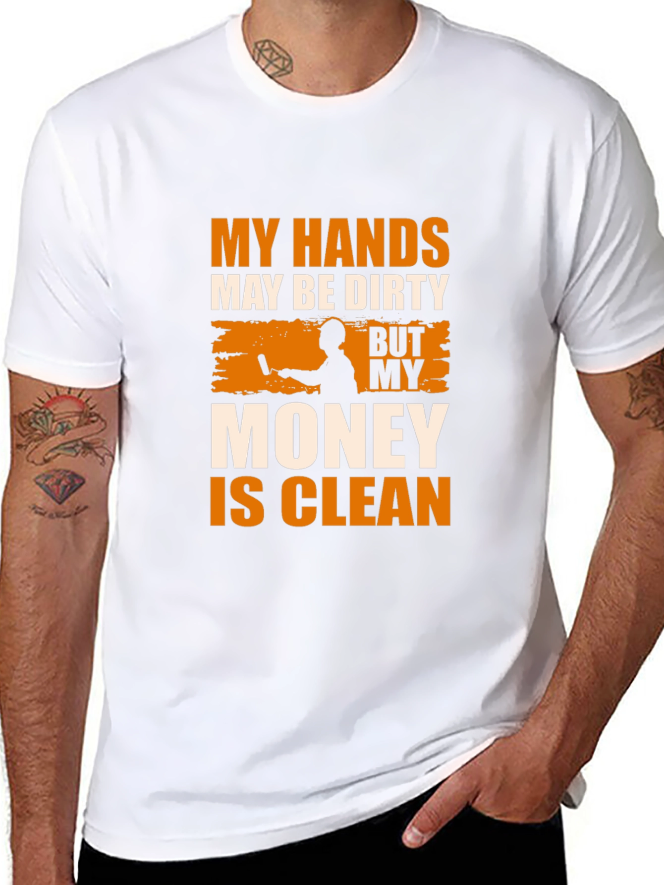 Dirty Hands Clean Money Mens T-Shirt
