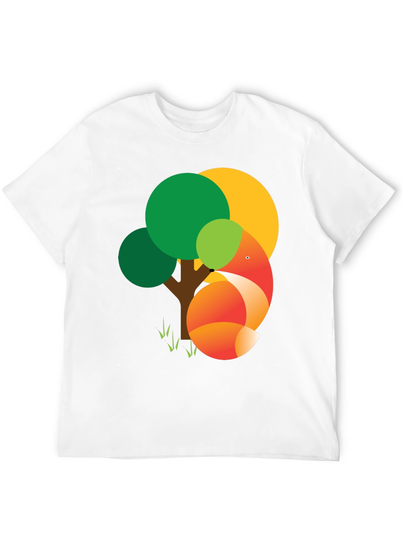 Fox Tree Graphic Tee - Modern Style