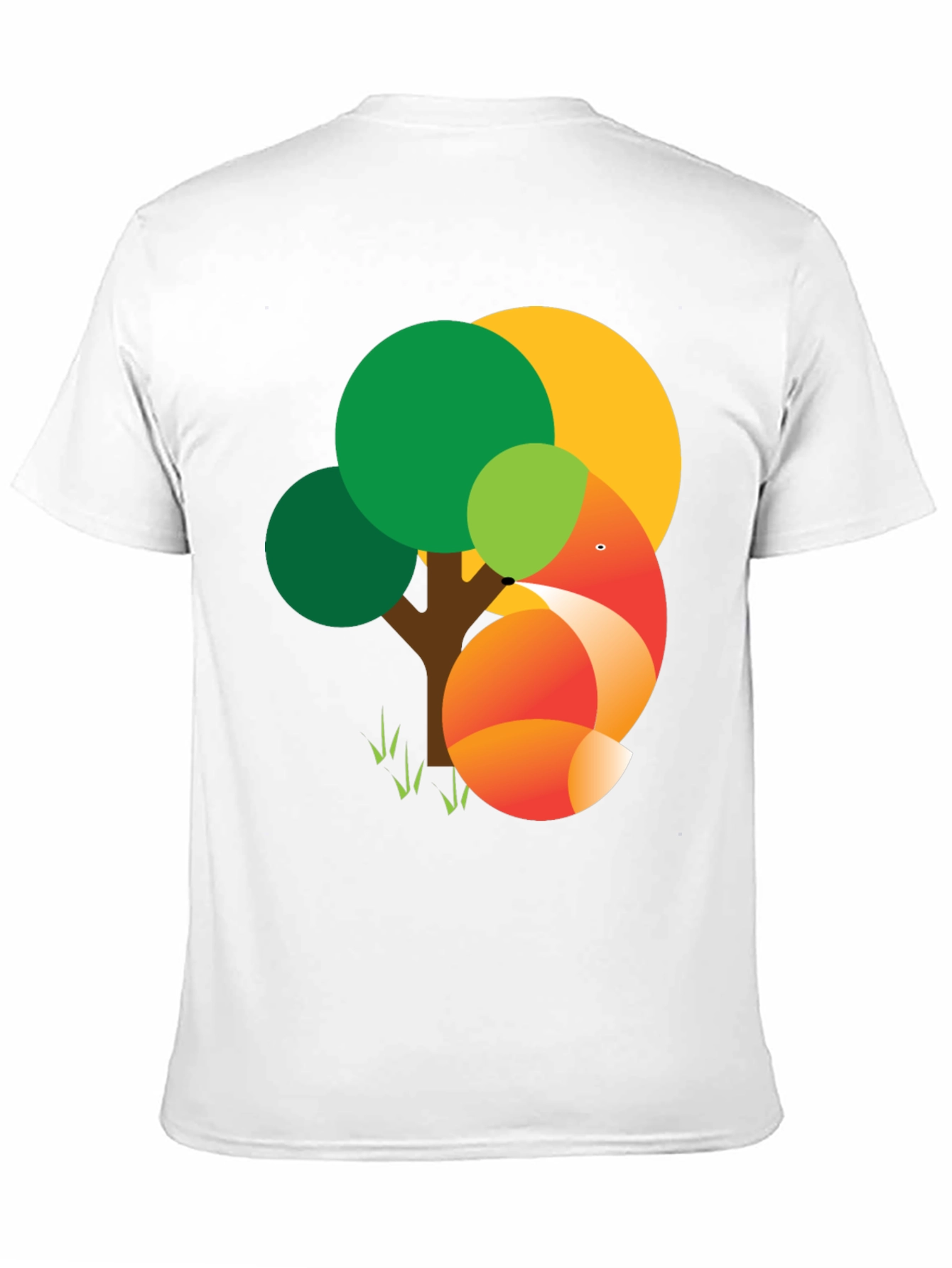 Fox Tree Graphic Tee - Modern Style