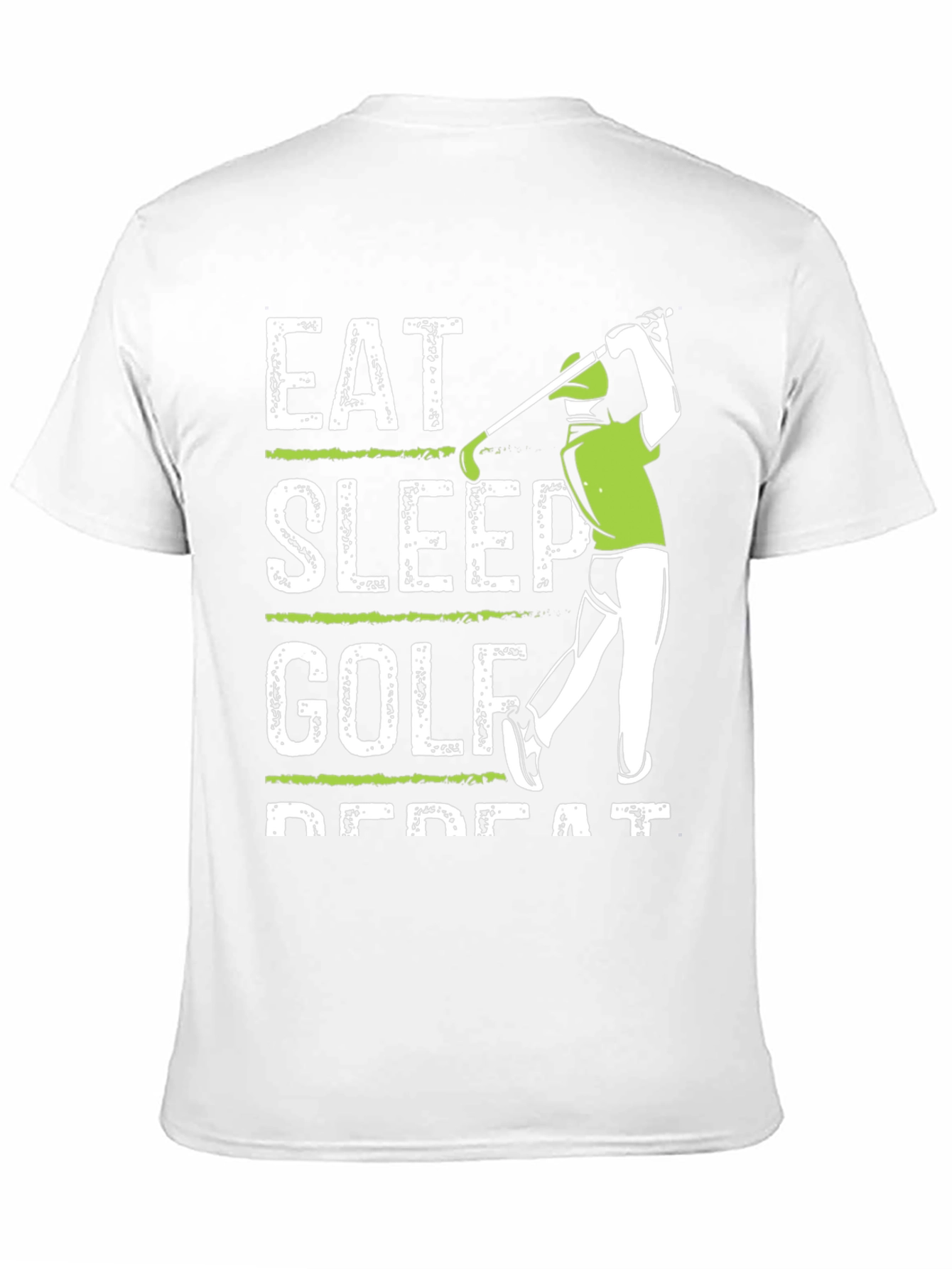 Eat Sleep Golf Repeat Graphic Tee