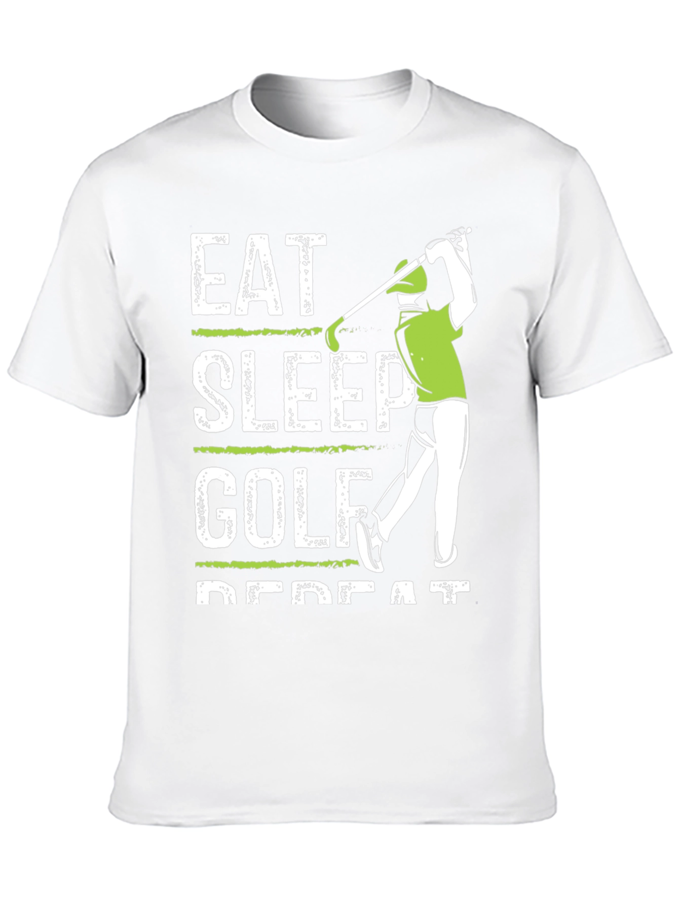 Eat Sleep Golf Repeat Graphic Tee