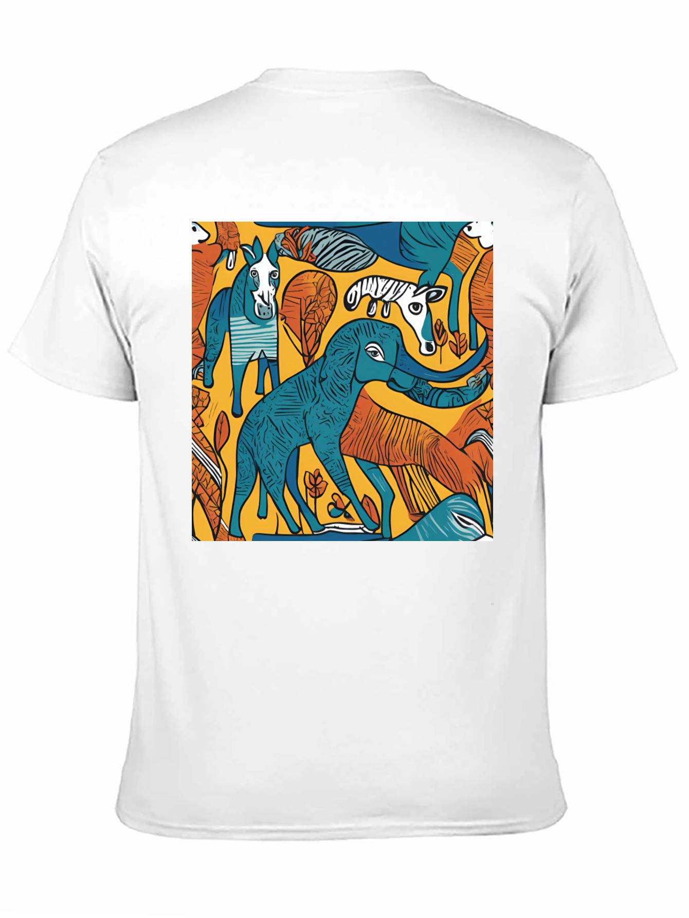 Abstract Animal Print T-Shirt