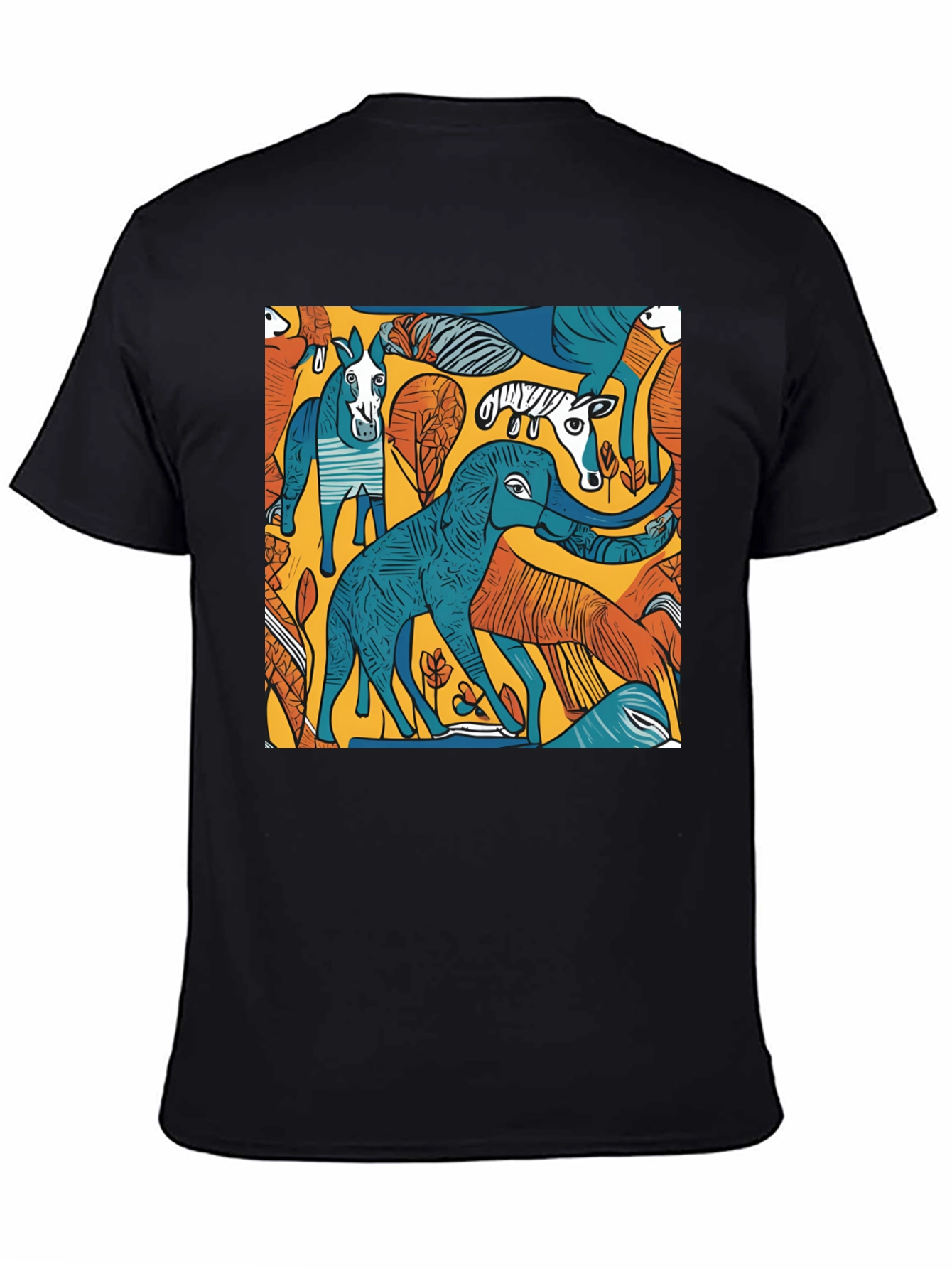 Abstract Animal Print T-Shirt