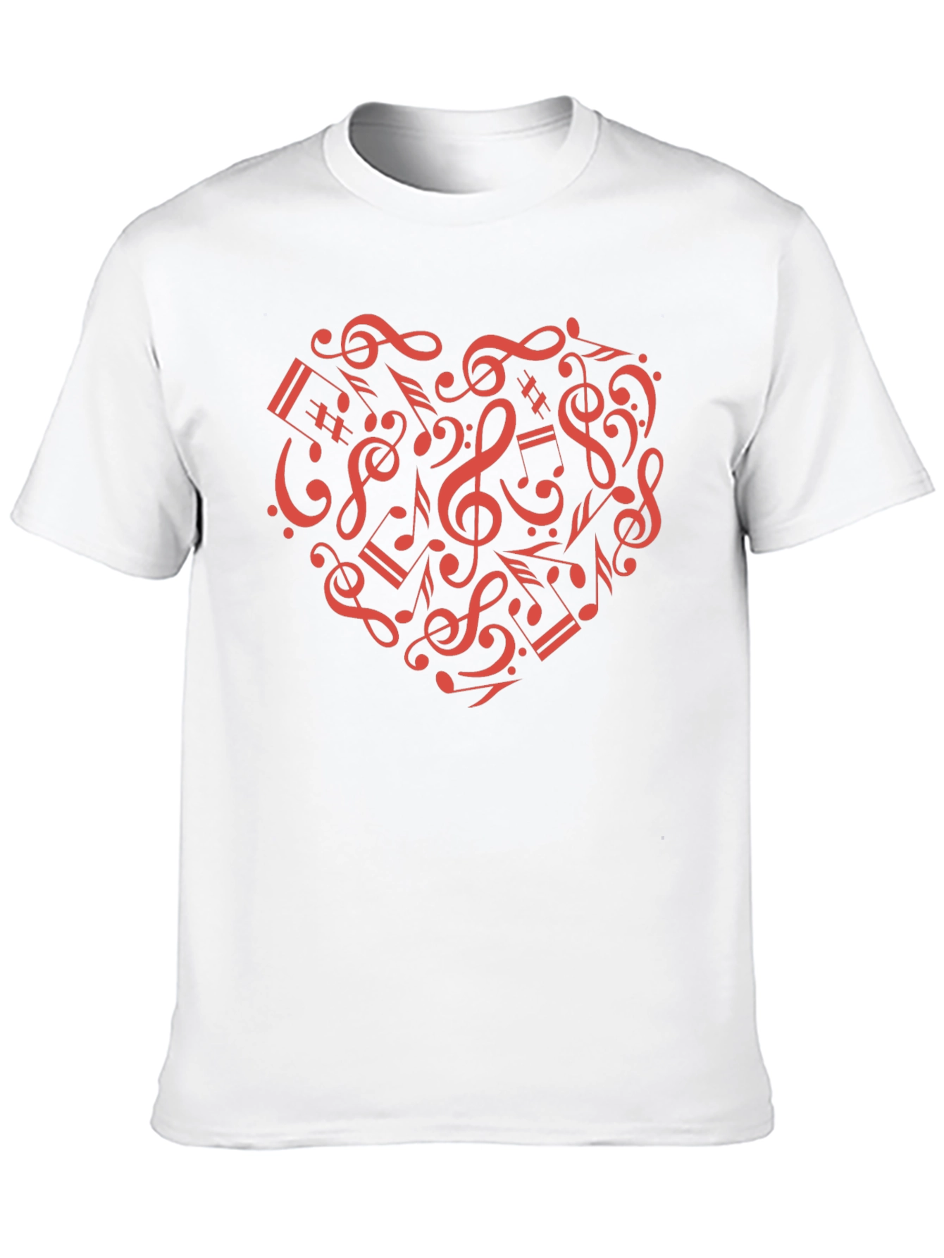 Musical Heartbeat Black T-Shirt