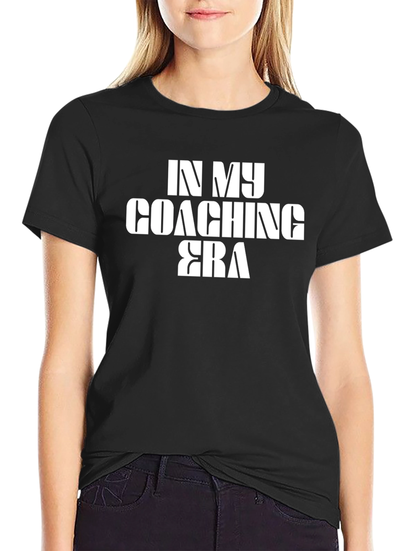 In My Coaching Era Black T-Shirt