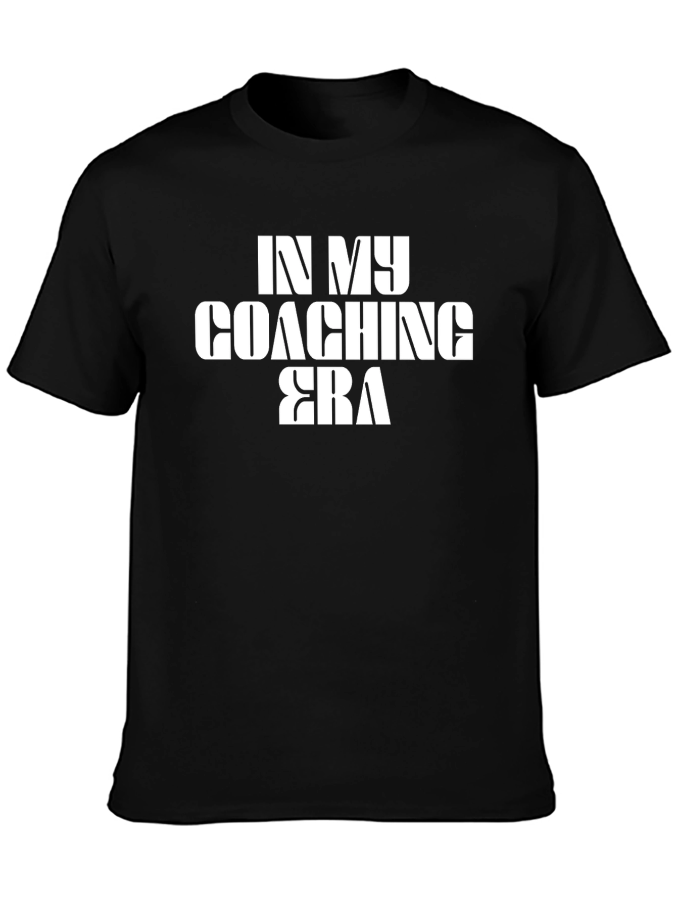 In My Coaching Era Black T-Shirt