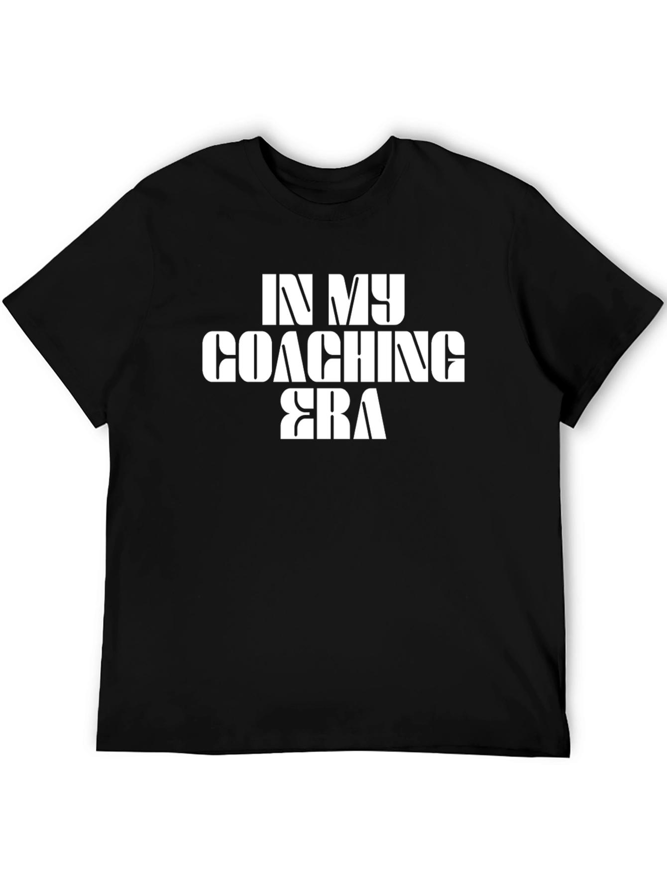 In My Coaching Era Black T-Shirt