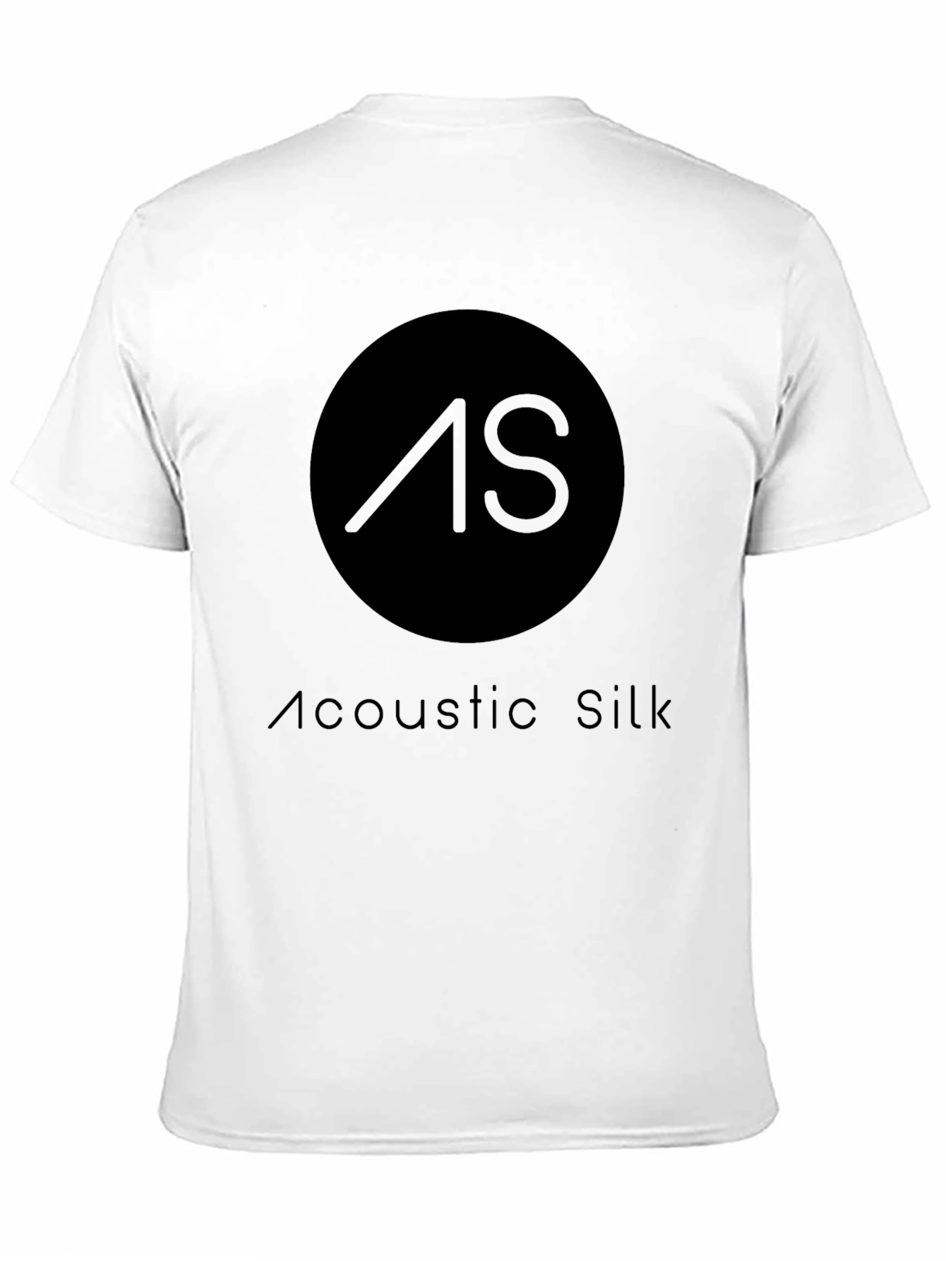 Acoustic Silk Black T-Shirt