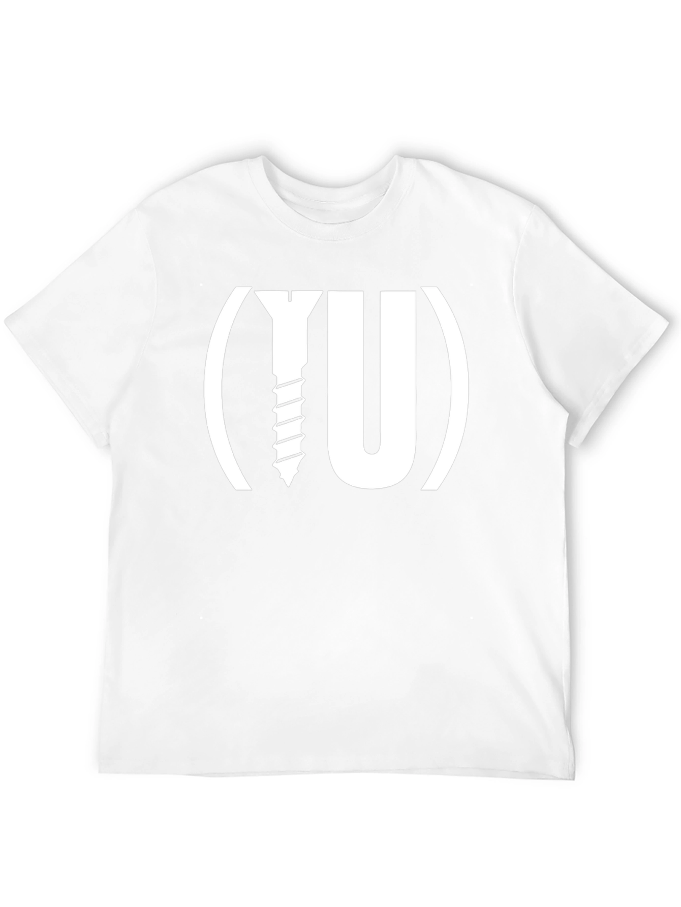 Screw You Funny Graphic Tee - Black Cotton T-Shirt