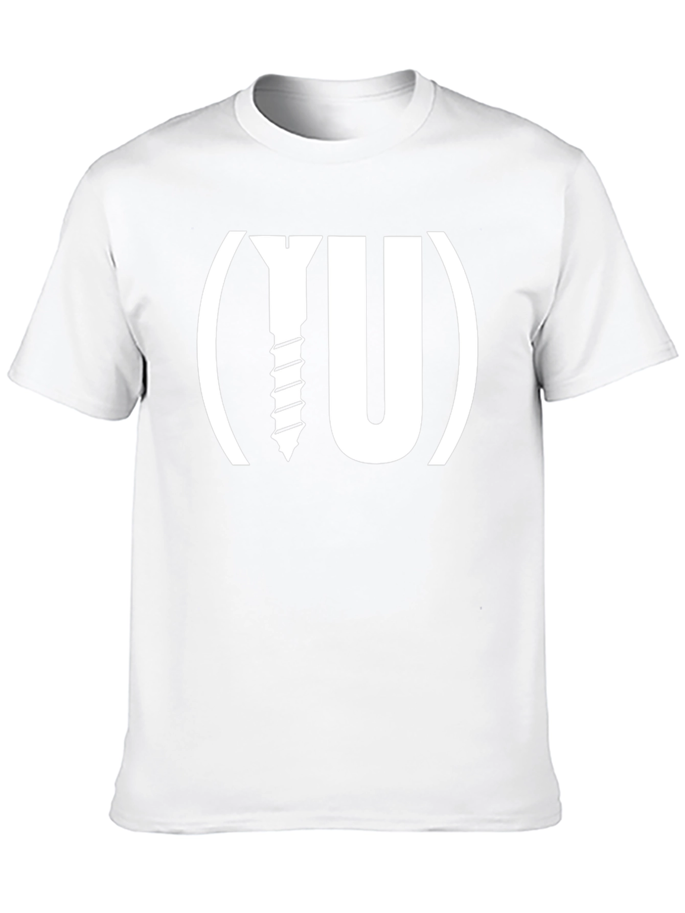 Screw You Funny Graphic Tee - Black Cotton T-Shirt