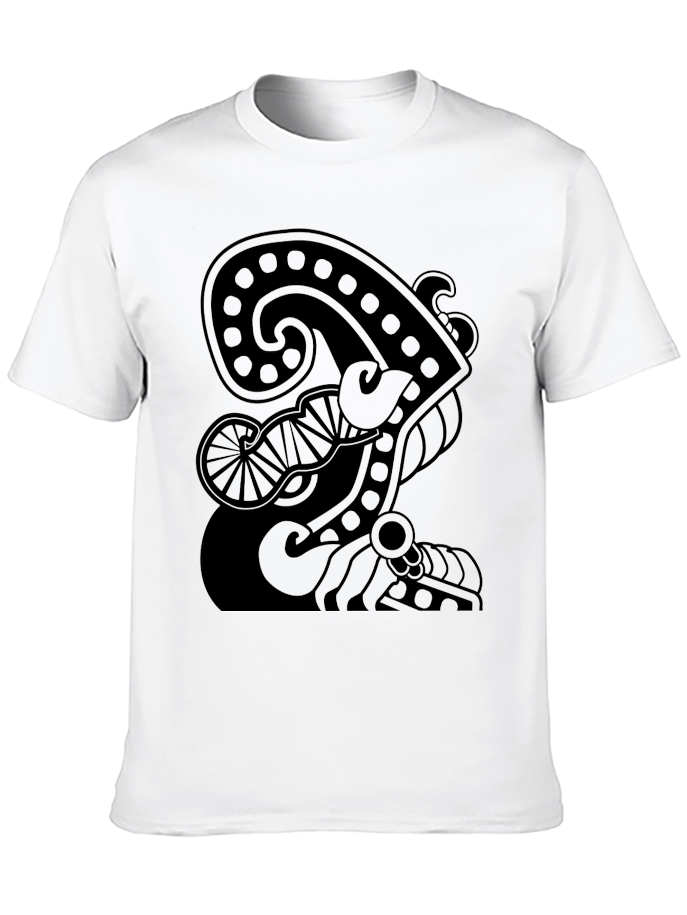 Abstract Graphic Print Tee