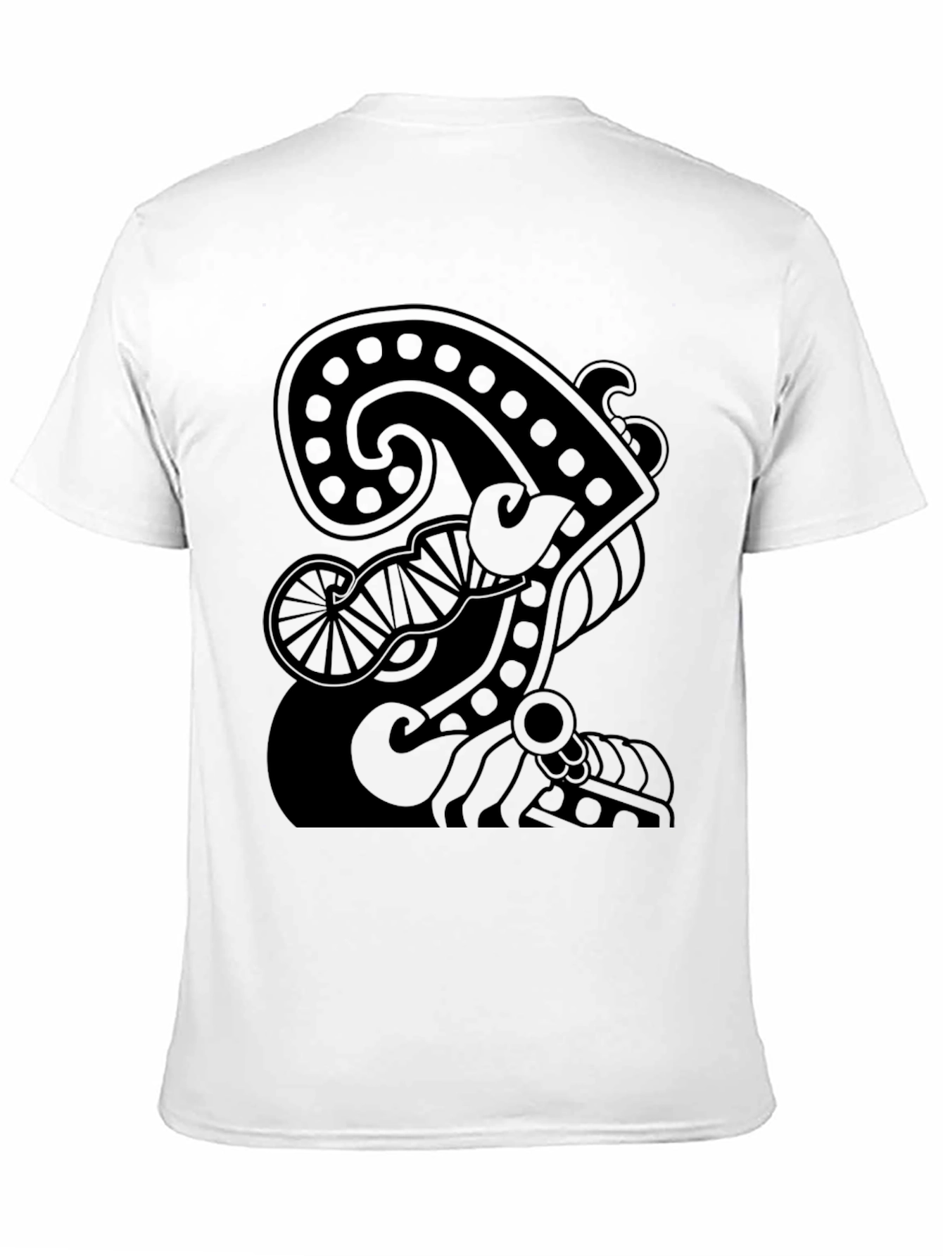 Abstract Graphic Print Tee