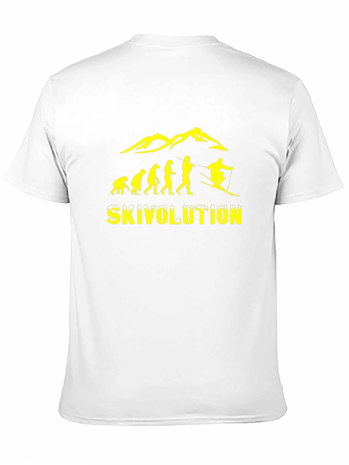 Skivolution T-Shirt - Evolution of Skiing Graphic Tee
