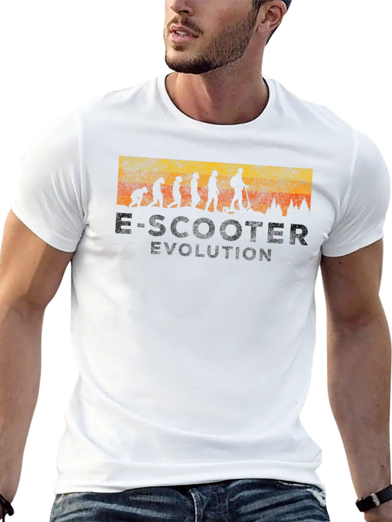 E-Scooter Evolution Graphic T-Shirt