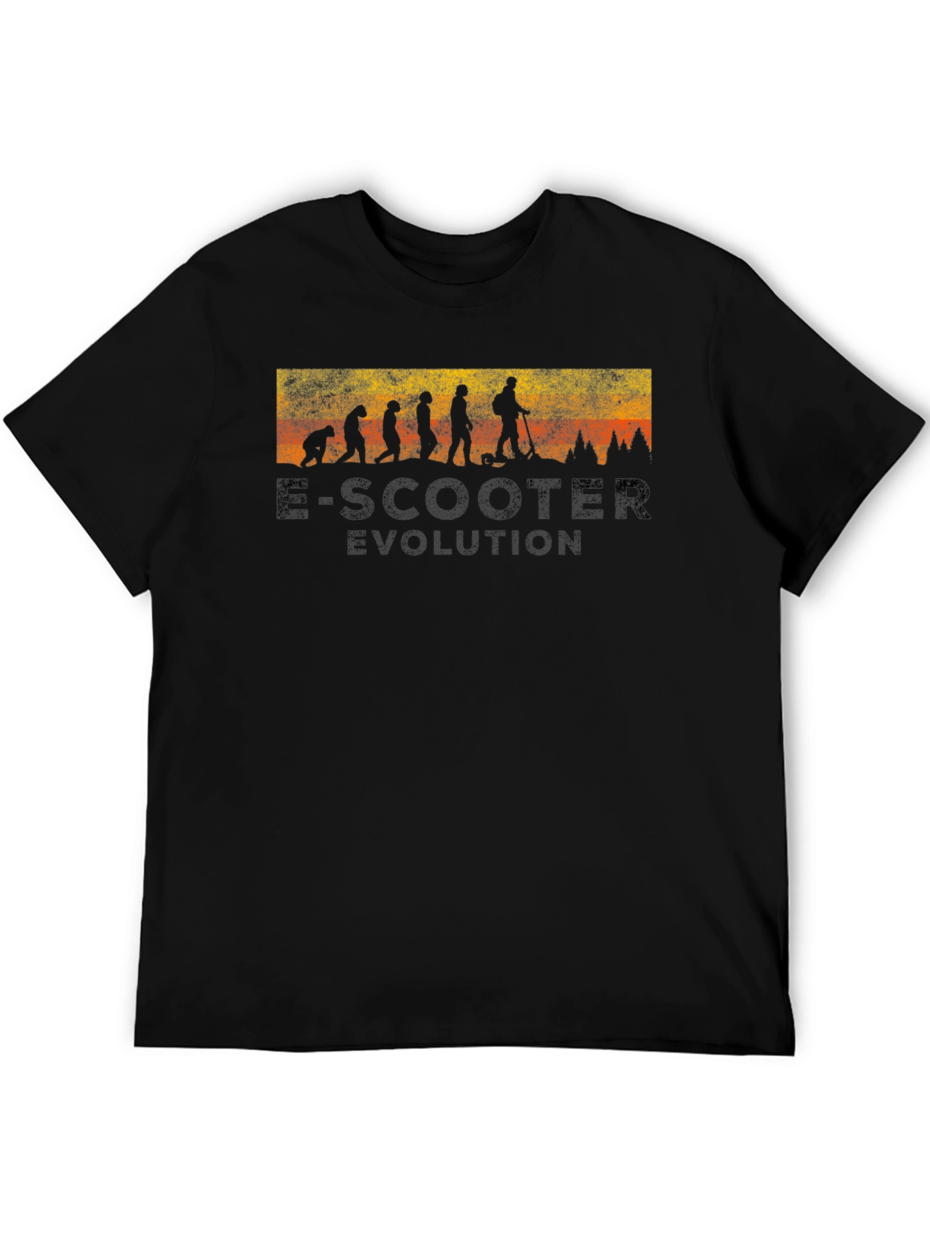 E-Scooter Evolution Graphic T-Shirt