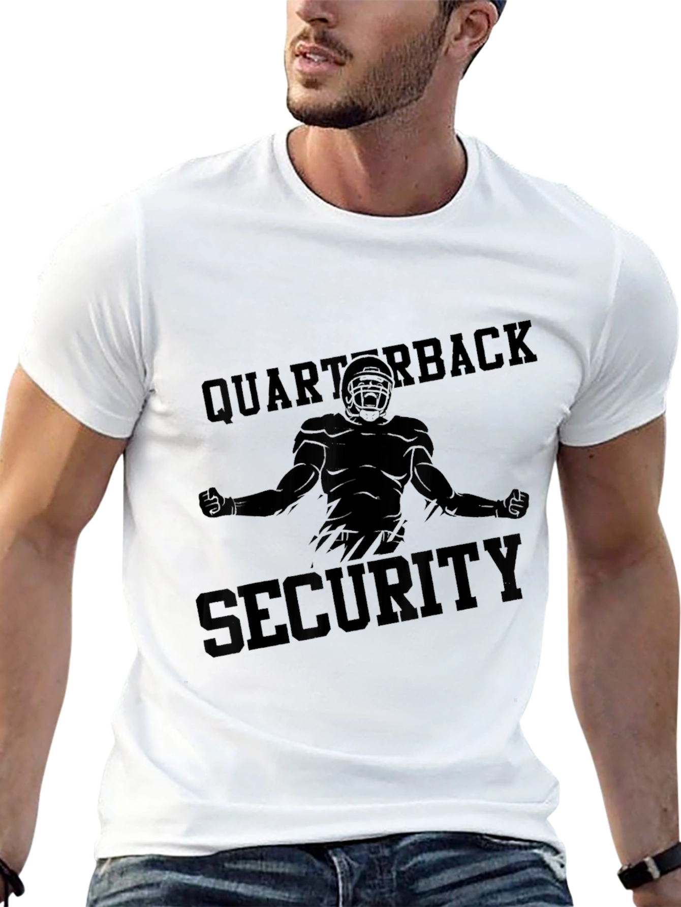 Quarterback Security Graphic T-Shirt
