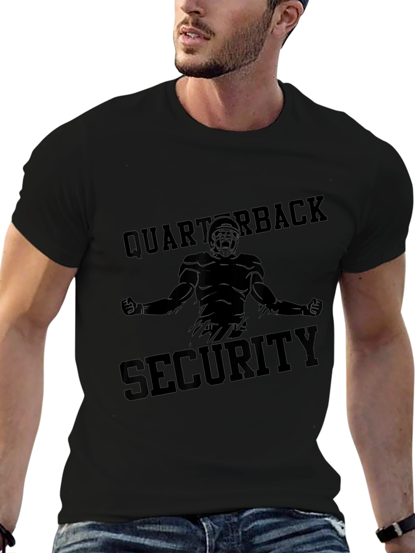 Quarterback Security Graphic T-Shirt