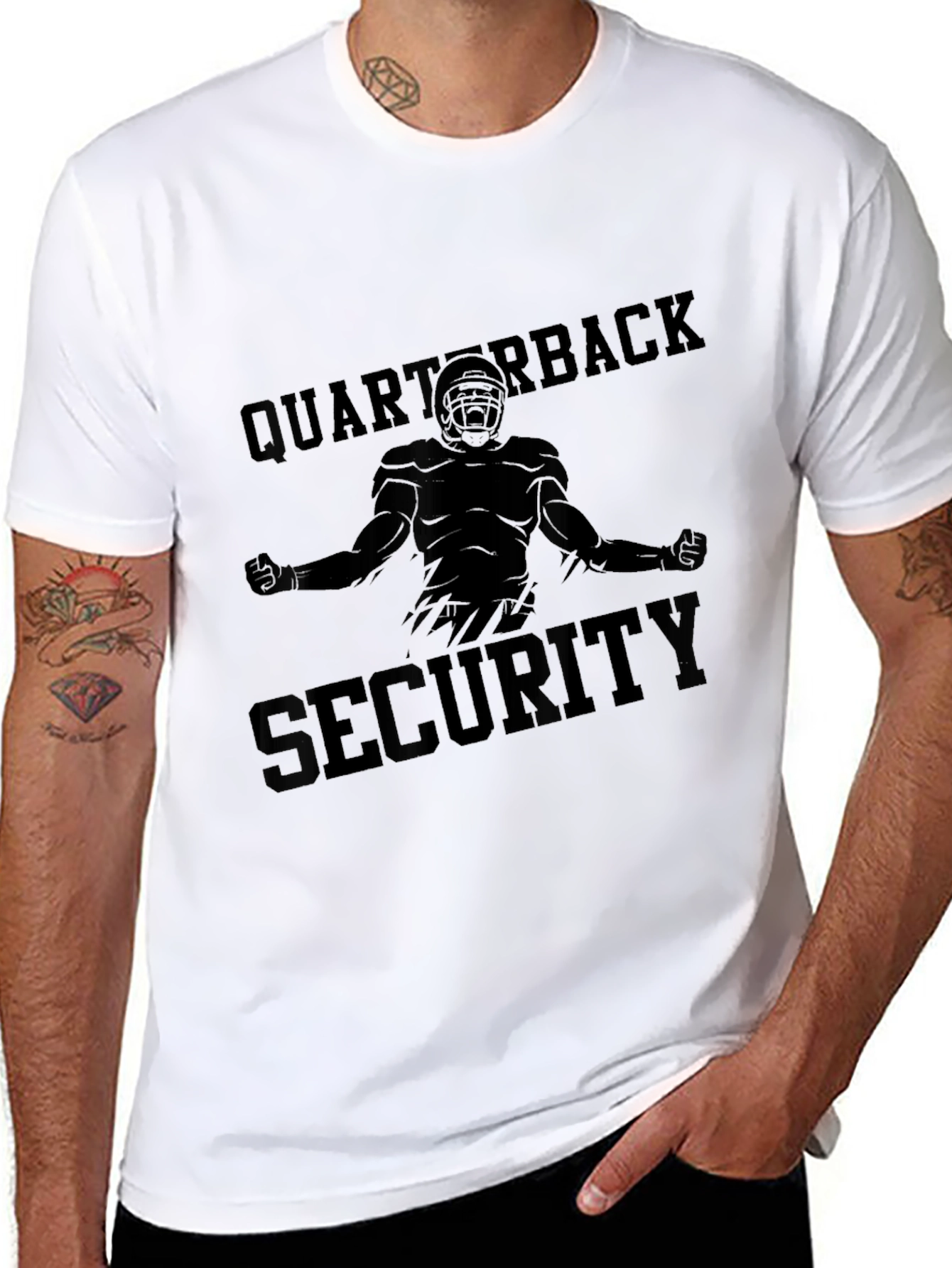 Quarterback Security Graphic T-Shirt