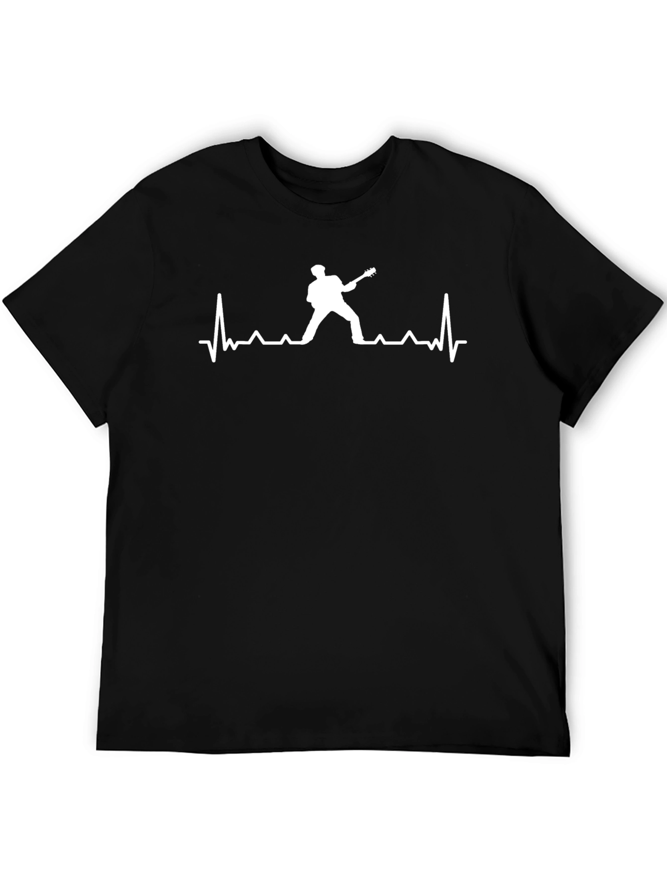Guitar Heartbeat T-Shirt - Rock Music Tee