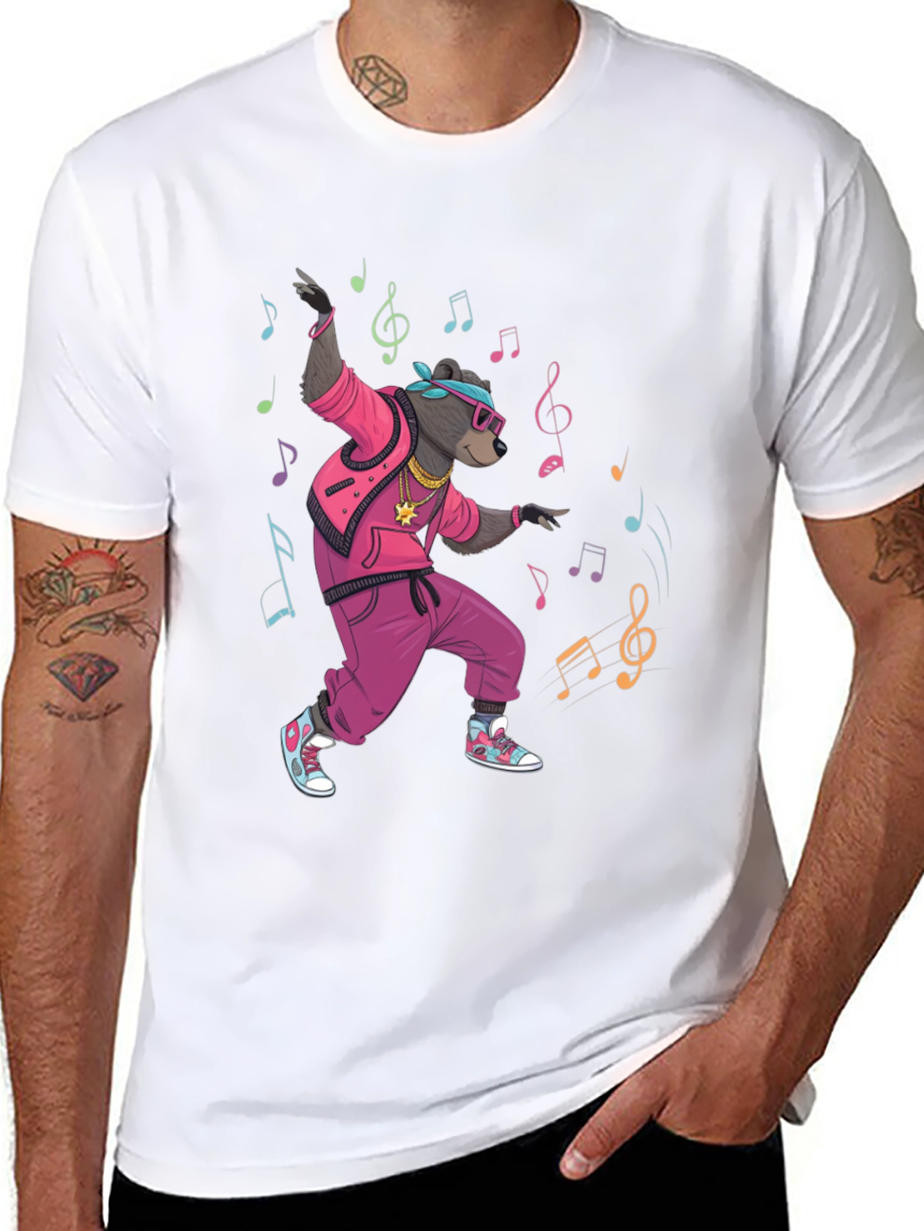 Retro Bear Graphic Tee