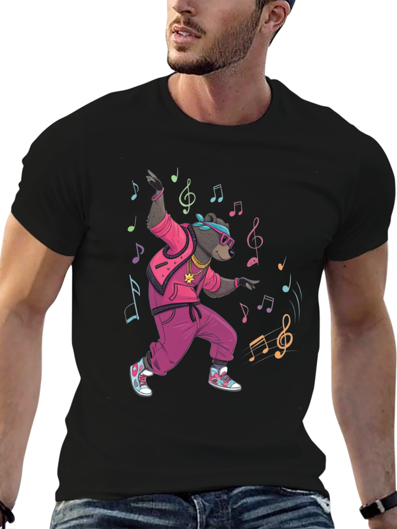 Retro Bear Graphic Tee