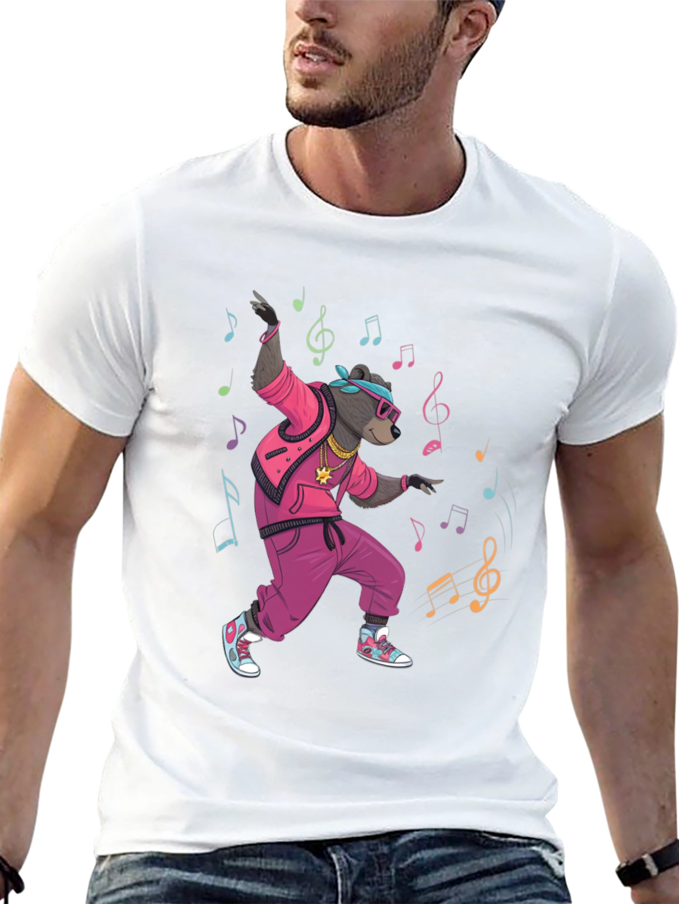 Retro Bear Graphic Tee
