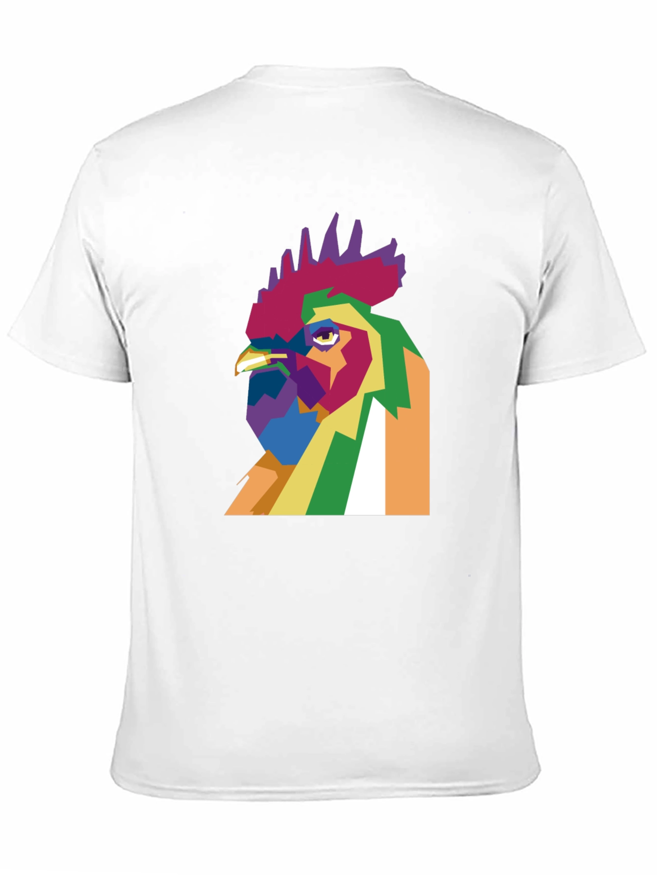 Abstract Rooster Graphic Tee