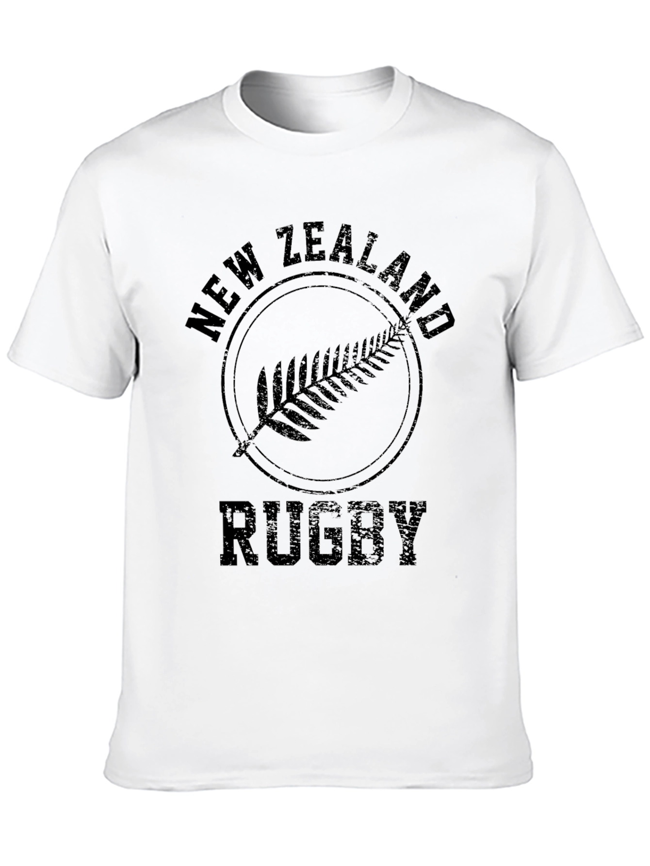 New Zealand Rugby Black Graphic Tee