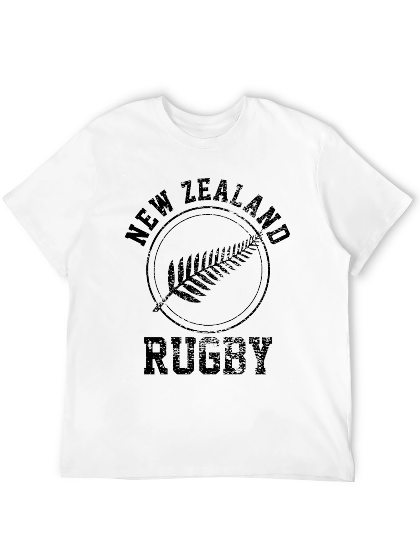 New Zealand Rugby Black Graphic Tee
