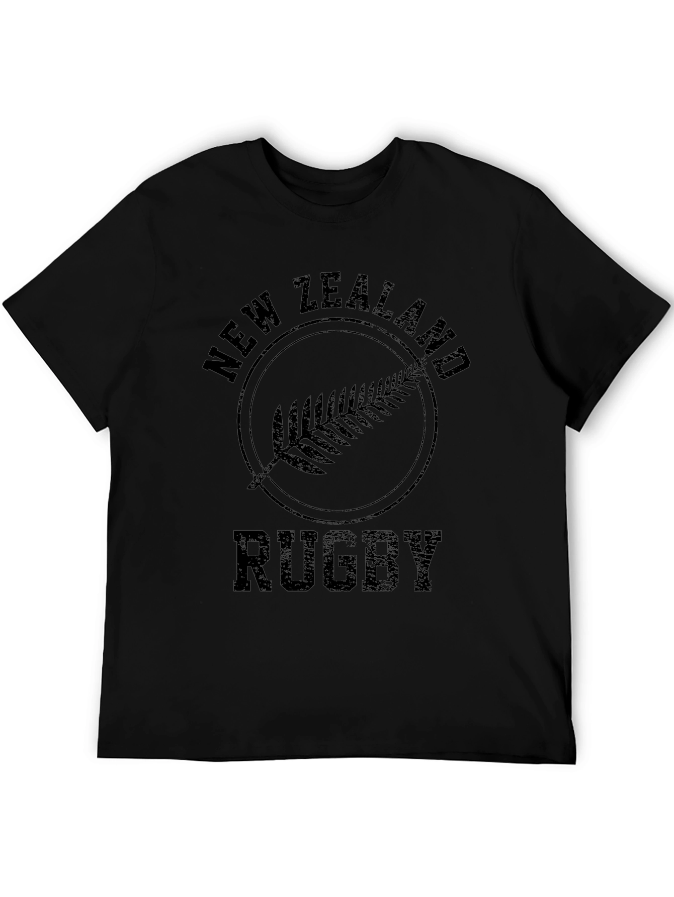 New Zealand Rugby Black Graphic Tee