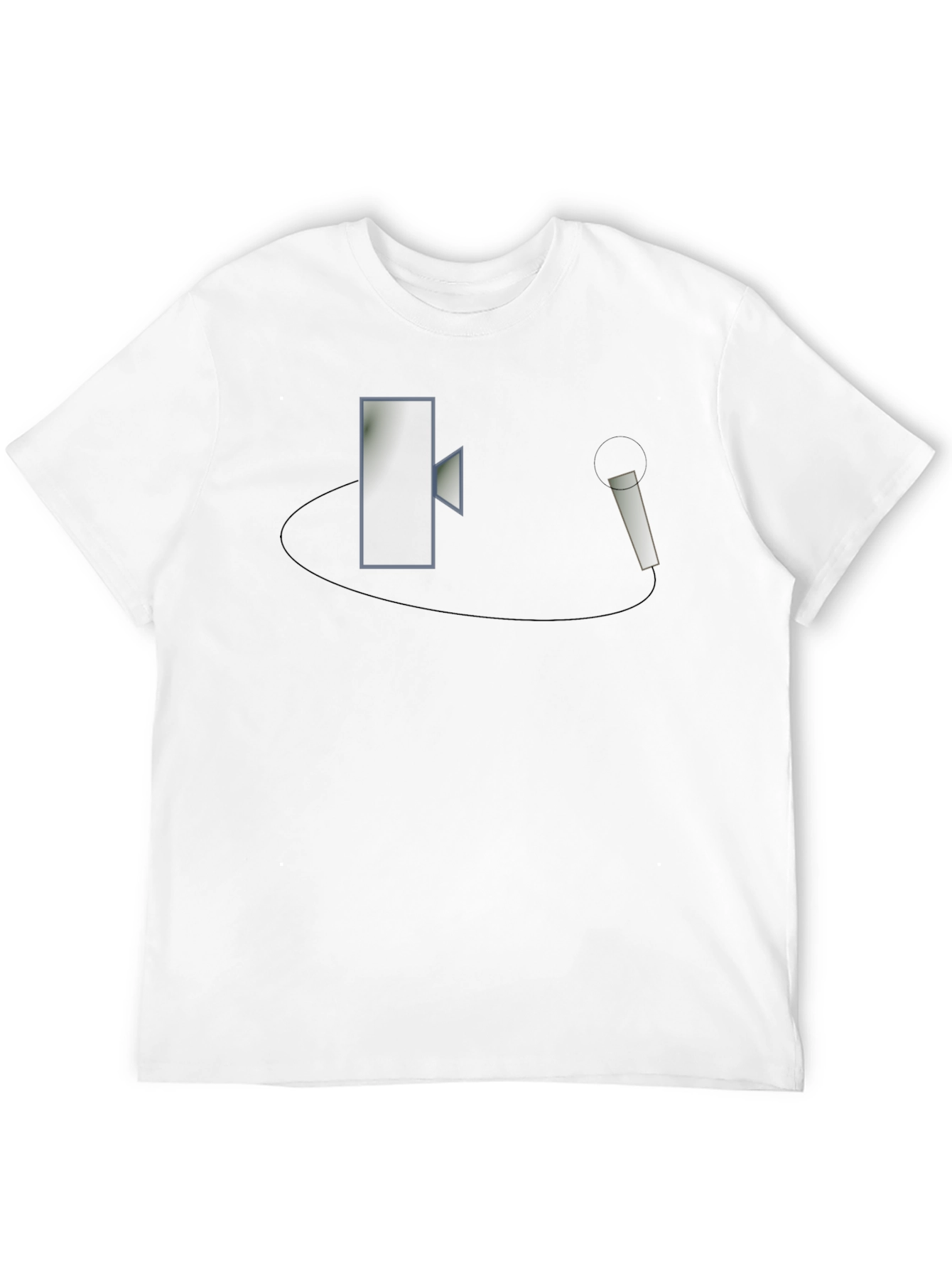 Retro Mic & Speaker Graphic Tee