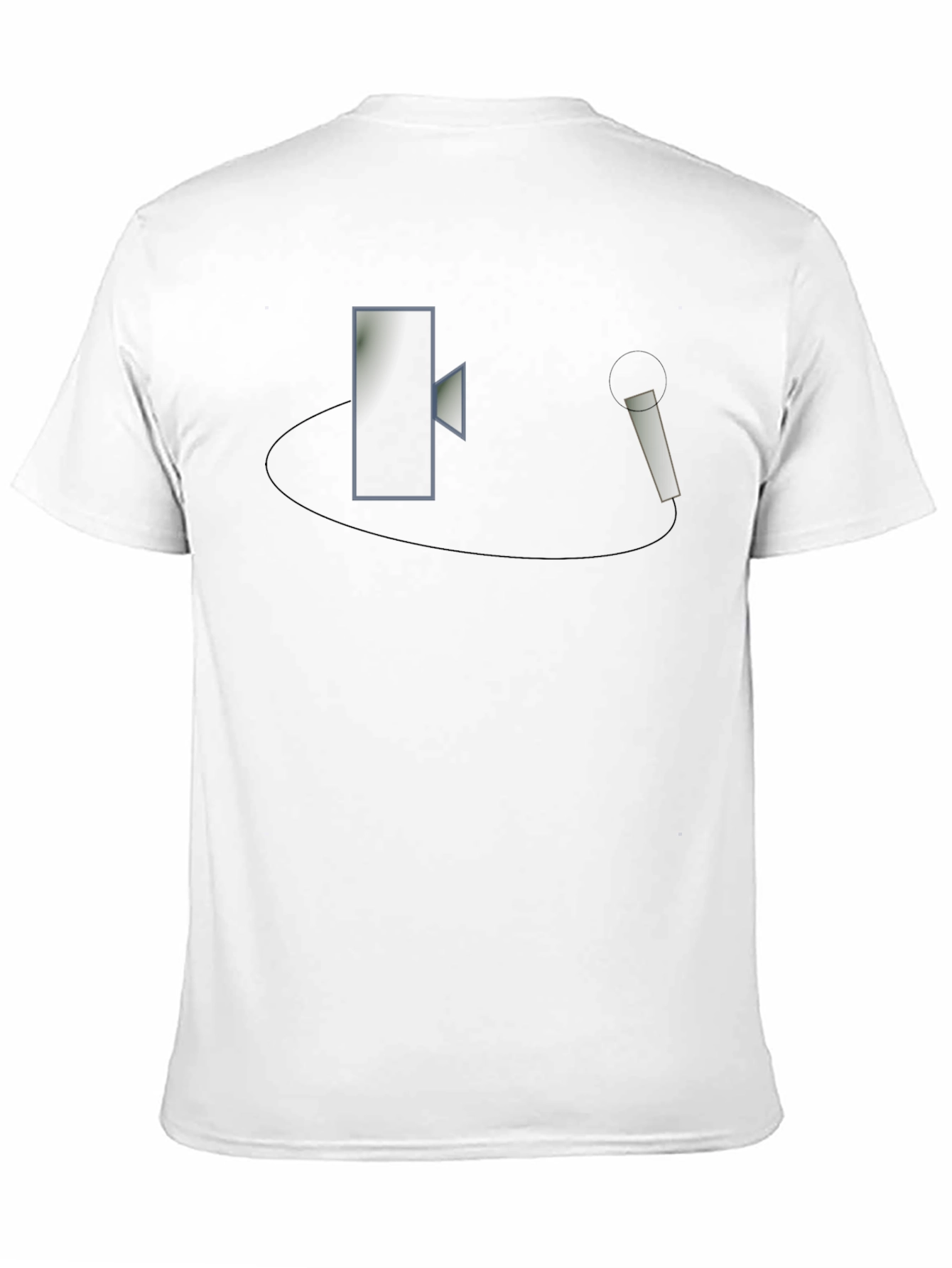 Retro Mic & Speaker Graphic Tee