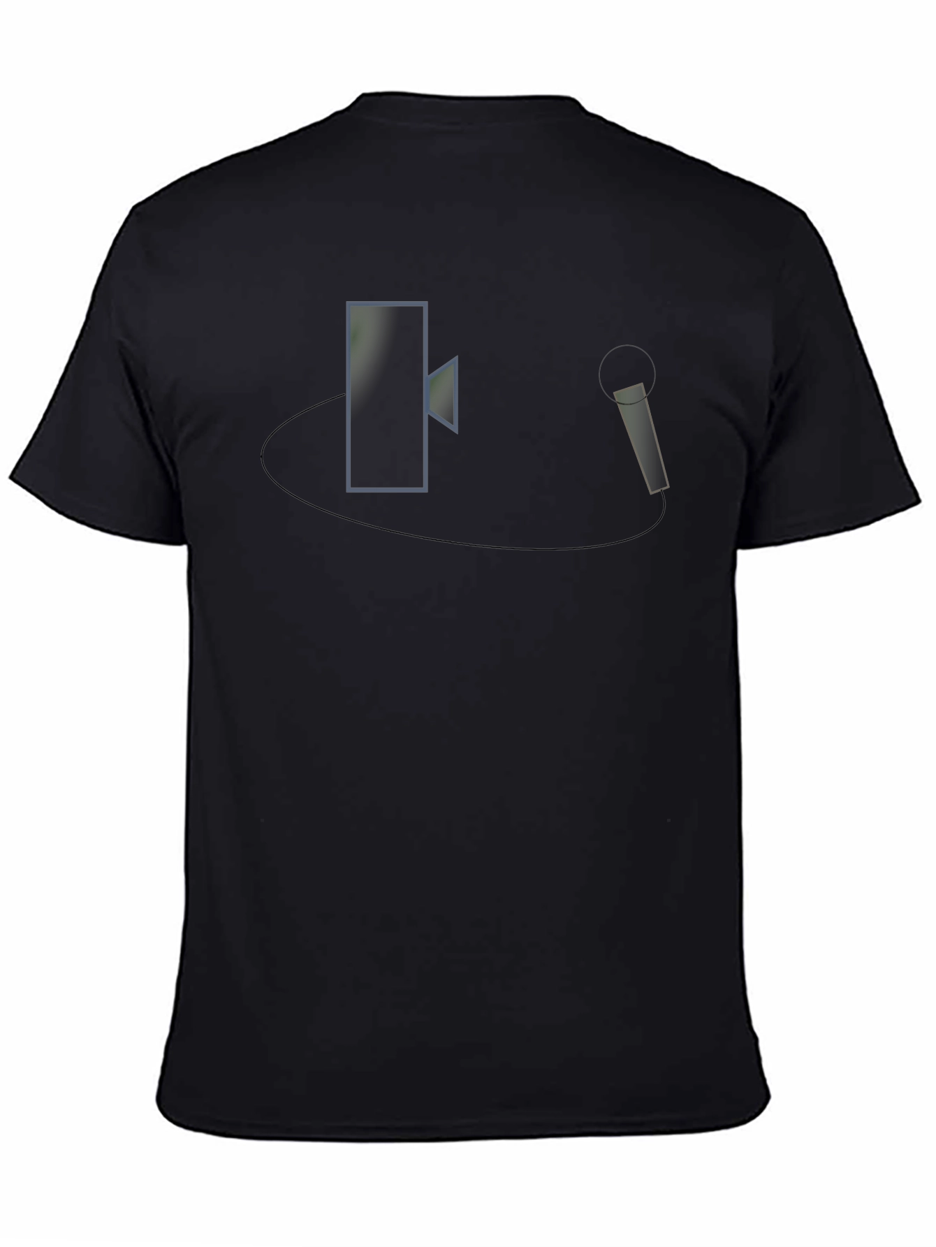 Retro Mic & Speaker Graphic Tee
