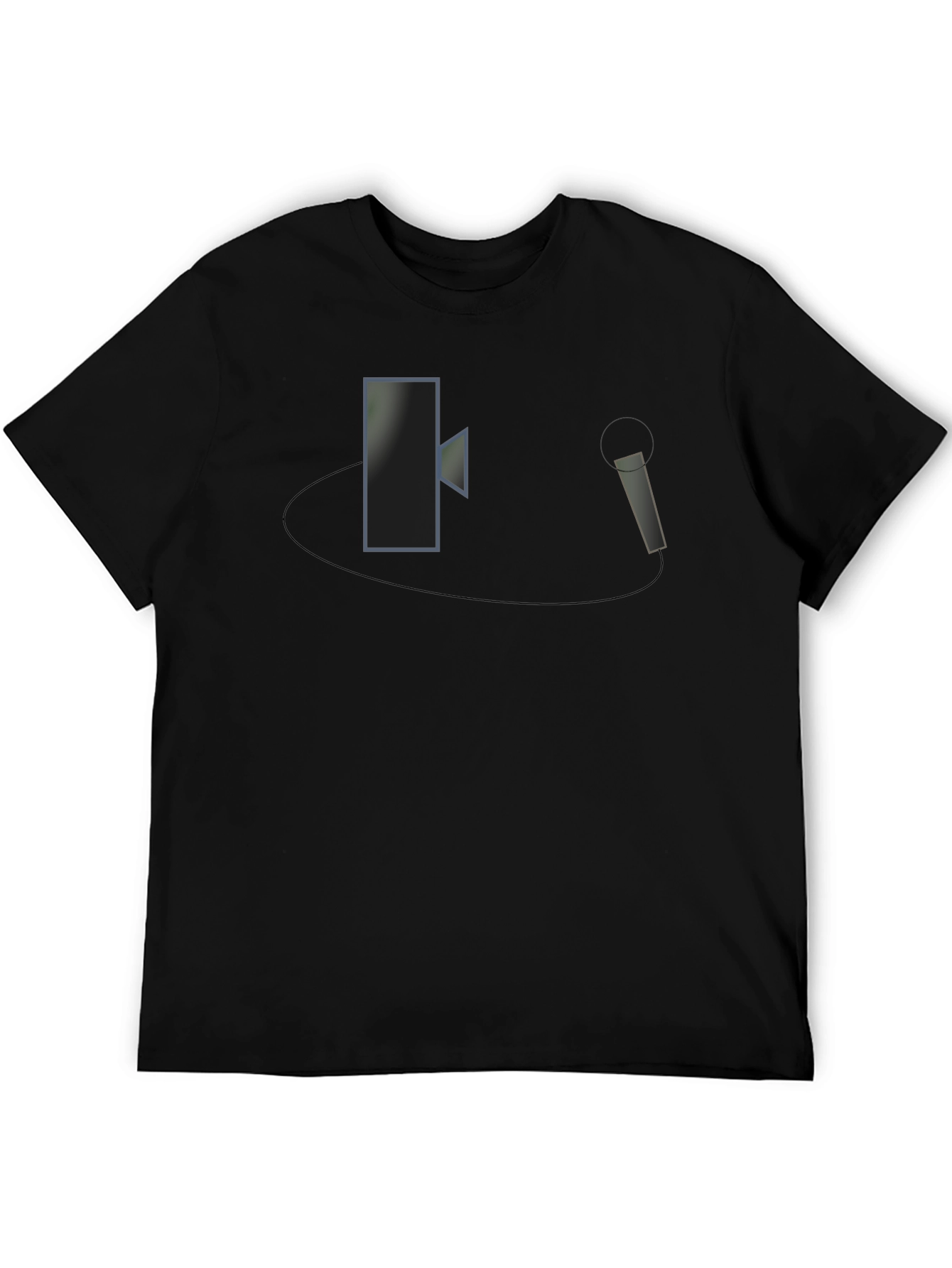 Retro Mic & Speaker Graphic Tee