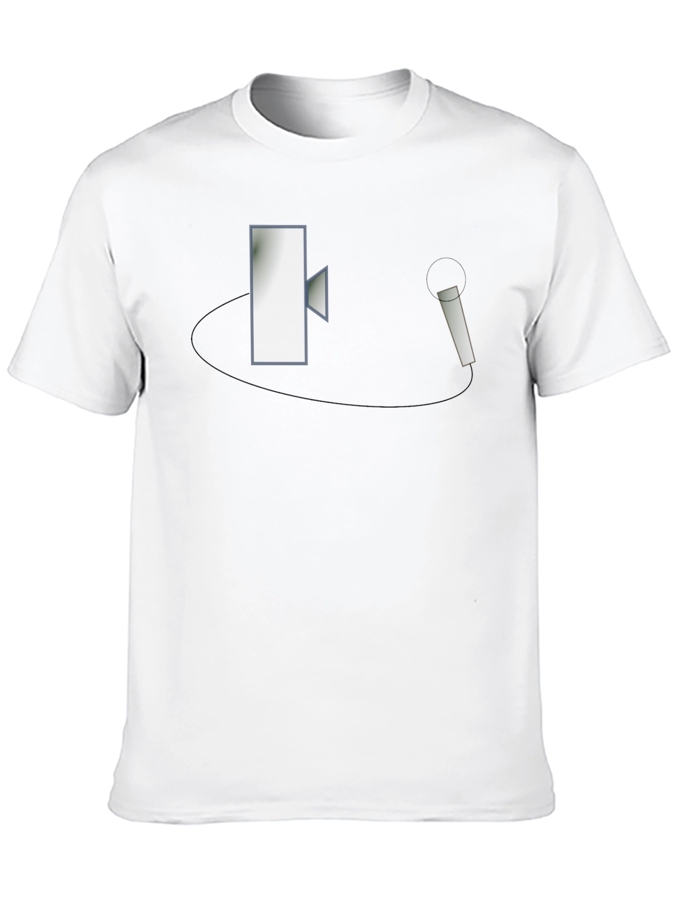 Retro Mic & Speaker Graphic Tee