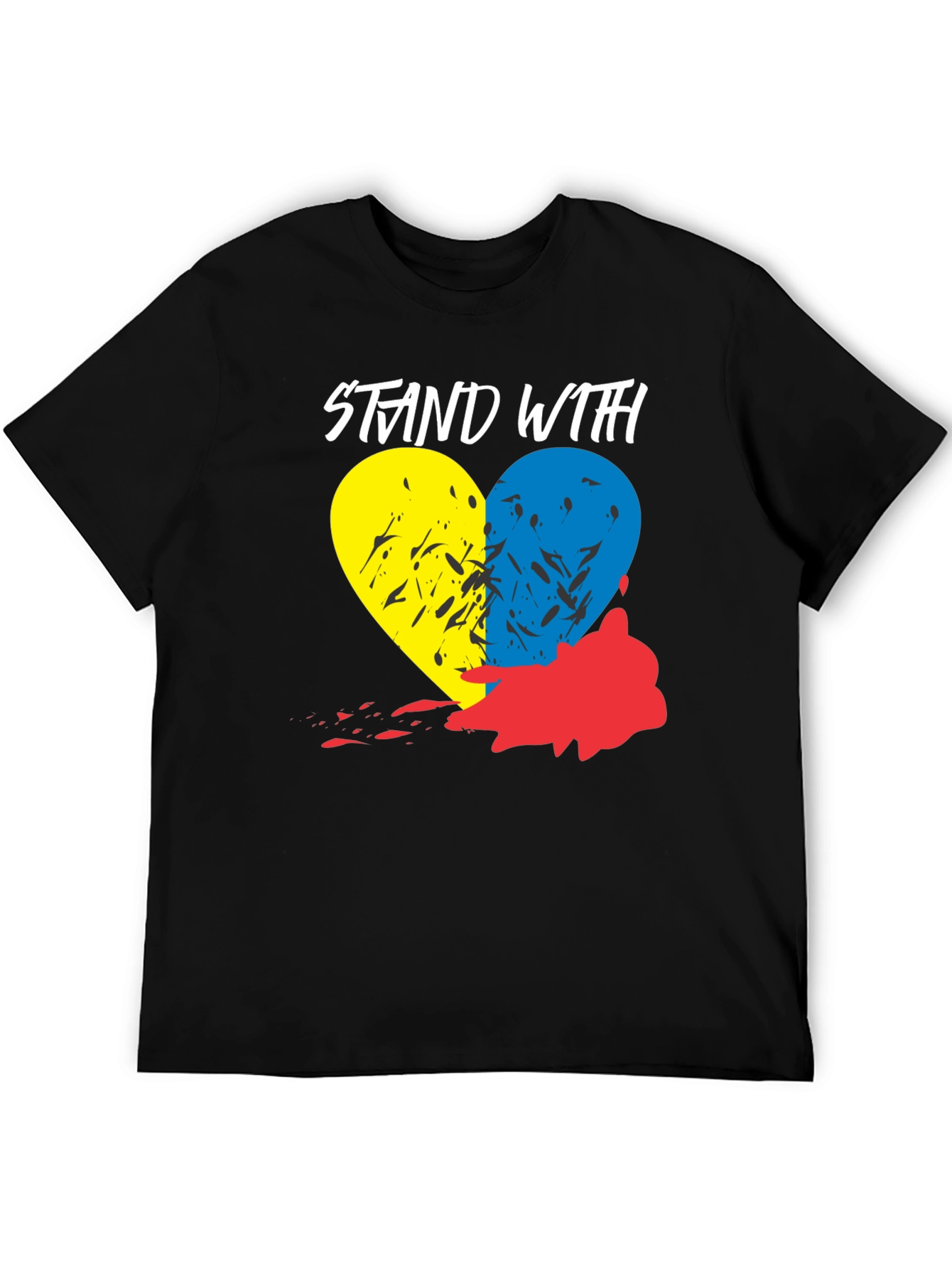 Stand With Ukraine Heart T-Shirt