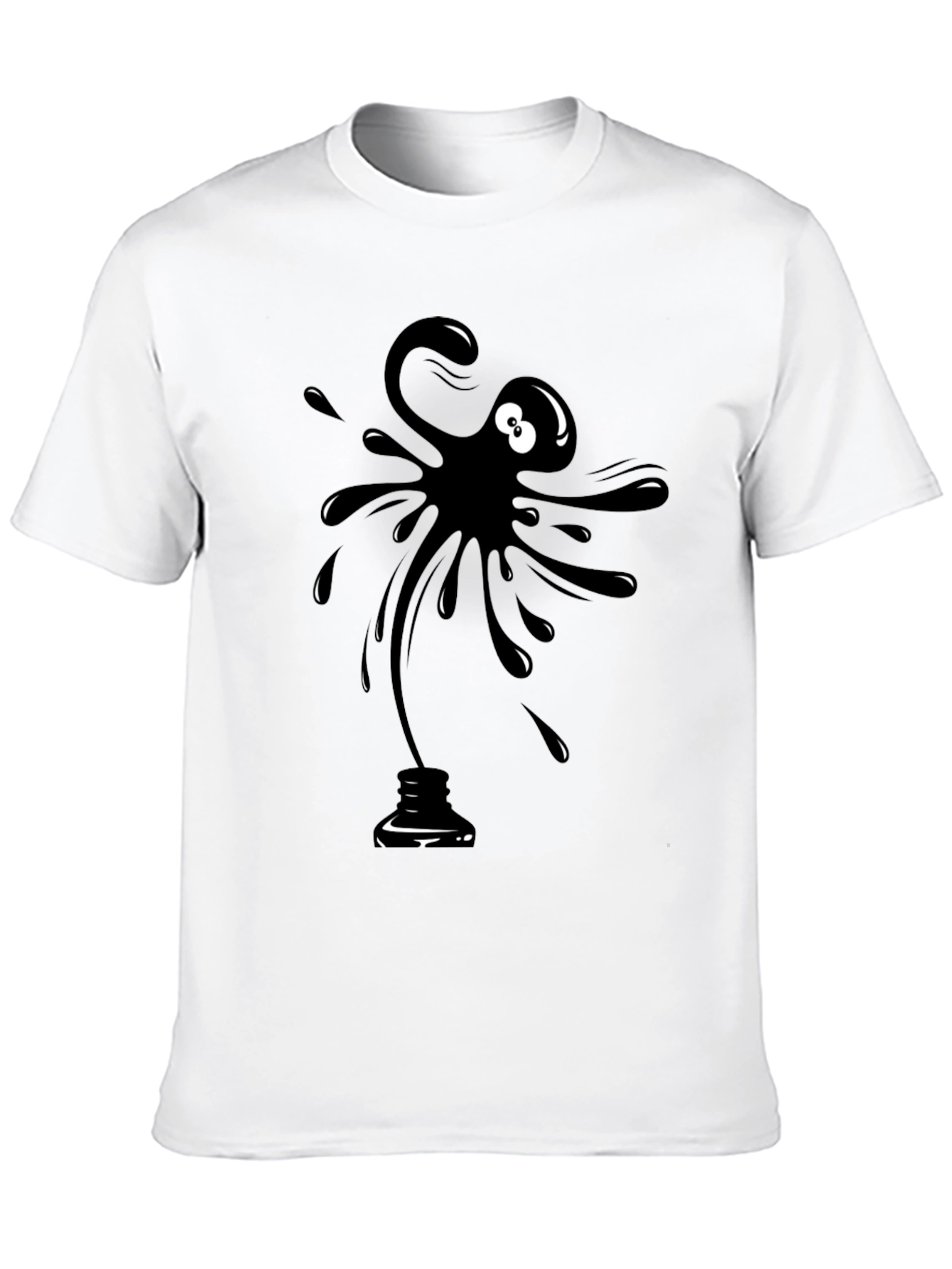 Ink Blob Character T-Shirt